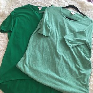 Set of green XXS small Irmas